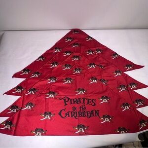 Qty 4 - Disney Cruise - Mickey Mouse Pirates of the Caribbean Bandanna